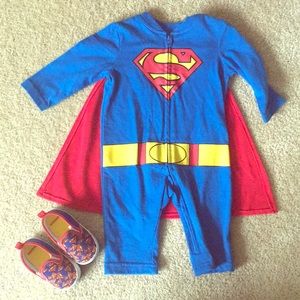 0 to 6 months superman outfit